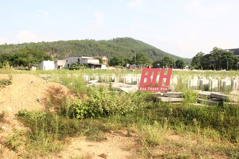 Hiện trạng Khu Tái định cư phường Ninh Hải đang chậm tiến độ.