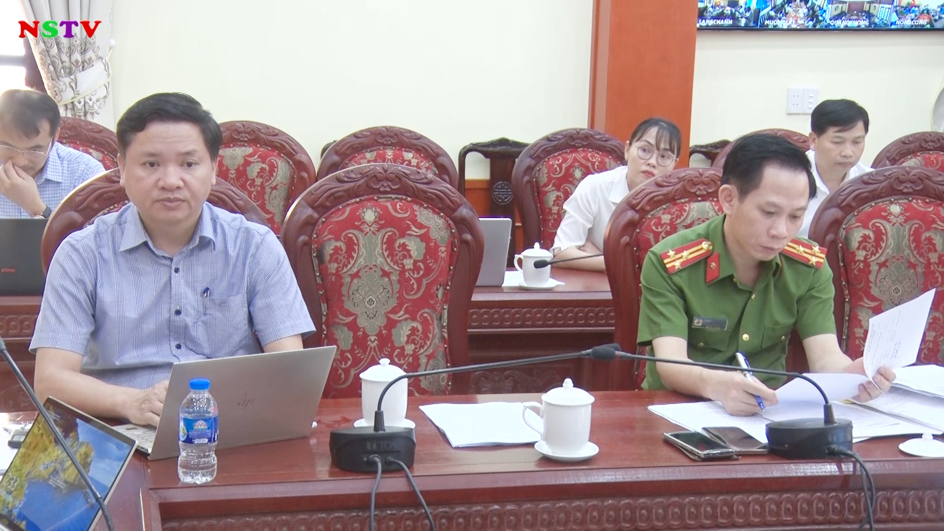 Đại biểu dự tại điểm cầu thị xã Nghi Sơn.