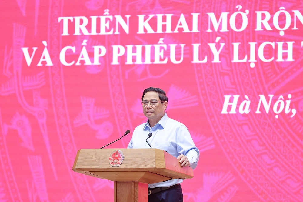 Thủ tướng Chính phủ Phạm Minh Chính phát biểu chỉ đạo tại hội nghị (Ảnh VGP).
