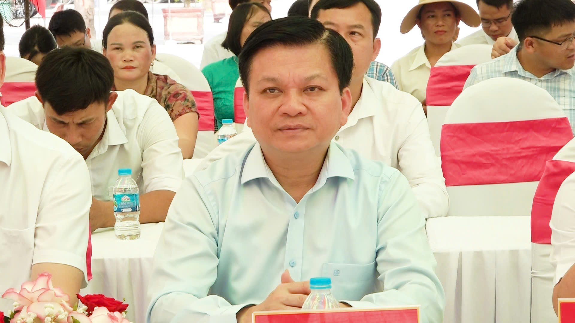 Đồng chí Trương Bá Duyên, Phó Bí thư Thường trực Thị ủy dự buổi lễ